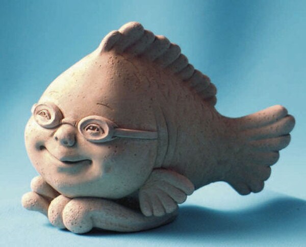 Splash Fish Sculpture George Carruth